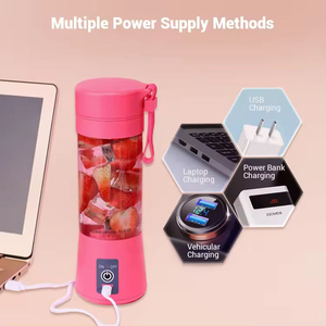 Portable 400ml Juice Blender Smoothie Mixer Type <b>C</b> Rechargeable Mini Blender Portable Tragbarer Mixer Handheld Juicer Cup - Product Image 3