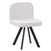 Ensemble de table à manger ronde moderne de luxe en MDF de haute qualité avec 4 chaises, échantillon gratuit