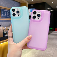 Coque de téléphone portable en TPU souple givré coloré Lichicase pour Tecno Pop10 Spark GO 2, coque de protection contre les chocs