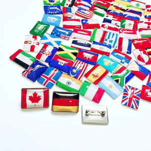 Nuevo Broche con la Bandera de Jordania, Pin Cuadrado con la Bandera Nacional, Broche de Regalo Novedoso, Recuerdo de Viaje, Regalo para Aficionados al Fútbol, Personalizado - Product Image 4