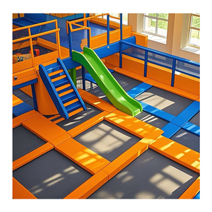 Các nhà sản xuất chuyên tùy biến trong nhà lớn <span class=keywords><strong>Trampoline</strong></span> công viên thiết bị trẻ em của <span class=keywords><strong>Trampoline</strong></span> công viên - Product Image 3