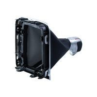 Panneau décoratif LED pour levier de vitesses de voiture VW Golf 7 7.5 R automatique, cadre argenté, garniture intérieure combinée pour pommeau de levier de vitesse