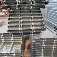 Plancher en acier monocouche Q235 galvanisé YXB65-170-510, 0,75 mm, pour petit atelier