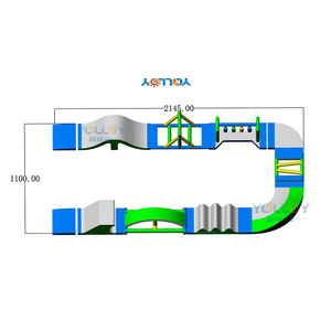Mécanisme d'obstacle <span class=keywords><strong>gonflable</strong></span> pour parc aquatique, équipement de Sports aquatiques, Course <span class=keywords><strong>sur</strong></span> le lac - Product Image 3