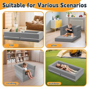 Customized Box Style Children's Travel <b>Bed</b> High Density Foam <b>Portable</b> Compressible <b>Bed</b> Rails 0-12 Months Multifunction Set - Product Image 3