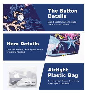 Camicia da uomo con stampa floreale hawaiana in cotone a manica corta da uomo Slim Fit camicie da spiaggia estive da uomo - Product Image 5