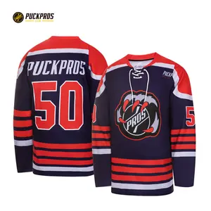 Maillot de hockey sur glace de l'équipe internationale personnalisé Tackle Sublimation