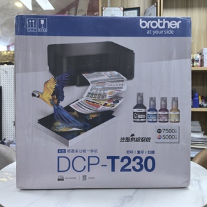Imprimante jet d'encre de bureau à plat automatique 4 couleurs neuve avec système d'alimentation en encre pour imprimante d'étiquettes Brother DCP-T230, encre rechargeable - Product Image 1
