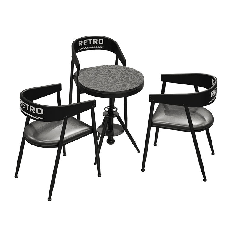 1 table and 3 chairs