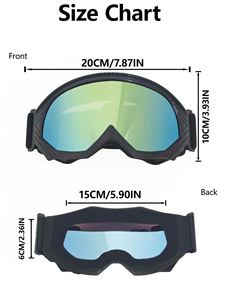 FBFU FBFU-MJ Lunettes de ski à monture intégrale avec logo personnalisé, cadre en PC léger, verres interchangeables, sports de neige, snowboard, cyclisme, plein air - Product Image 6