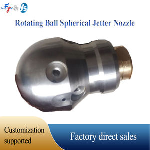 Boquilla de chorro esférica de bola giratoria de alta calidad, rosca de 3/8 ", boquilla de chorro de Warthog de acero inoxidable, desobstrucción de alcantarillado <span class=keywords><strong>para</strong></span> lavado - Product Image 3