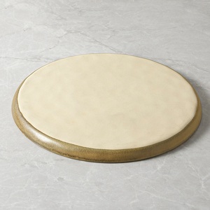 Platos de Porcelana Rústicos Personalizados con Logotipo para Catering y Restaurantes, Platos Retro con Motas Pigmentadas, Platos para Hornear Marrones, Plato Plano para Pizza - Product Image 3