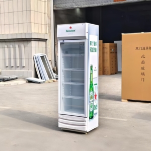 Enfriador de Aire para Tiendas de Conveniencia, Enfriador Vertical de Bebidas para Supermercados, Refrigerador Comercial con Puerta de Vidrio y Control LED - Product Image 5