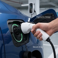 Chargeur EV portable GBT 7 kW pour BYD Dolphin Atto 3, EVSE intelligent Mode 2 32A avec écran LCD couleur, réglable 16A/32A, usine OEM