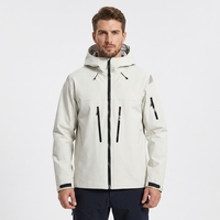 Veste d'hiver à capuche pour homme Kippo, veste coupe-vent légère, grande taille, séchage rapide, manteaux pour homme grande taille