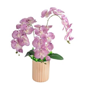 Phalaenopsis Orchid <b>Artificial</b> Flower 8 <b>Stem</b> Soft Silk High Simulation Home Decor Wedding Decoration - Product Image 5
