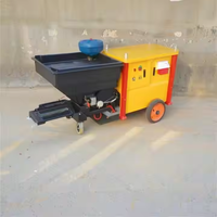 Machine de pulvérisation de béton de vente chaude avec composants de noyau de moteur de pompe à moteur; pour la pulvérisation de mortier/plâtrage