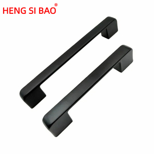 Manijas de Gabinete Negras de Doble Orificio de Aleación de Aluminio de Estilo Moderno y Bajo Precio, Adecuadas <span class=keywords><strong>para</strong></span> <span class=keywords><strong>Muebles</strong></span> y Gabinetes - Product Image 5