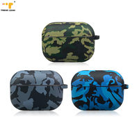 Housse en silicone souple personnalisée à impression par transfert d'eau pour AirPods Pro Fashion Style Offre Spéciale avec AirPods