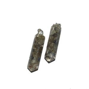 Pendentif-crayon en Orgonite, 1 pièce, pendentif en Agate # - Product Image 1