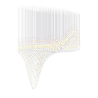 Décoration intérieure, lustre LED pour hall d'hôtel, design personnalisé, luminaire suspendu pour hall d'hôtel, villa, escalier