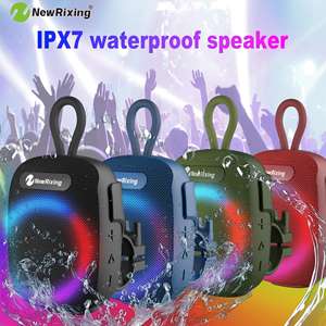 New RGB Light Waterproof Bicycle Speaker Mini Wireless BT Speakers Belt Hook Suitable <strong>for</strong> Mountain Bag Clip Anti-drop Silicone - Product Image 4