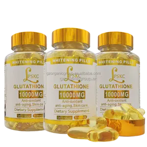 OEM High-Quality High-Dose Glutathione Collagen Vitamin C Whitening Capsules Pills 10000MG Glod Capsules