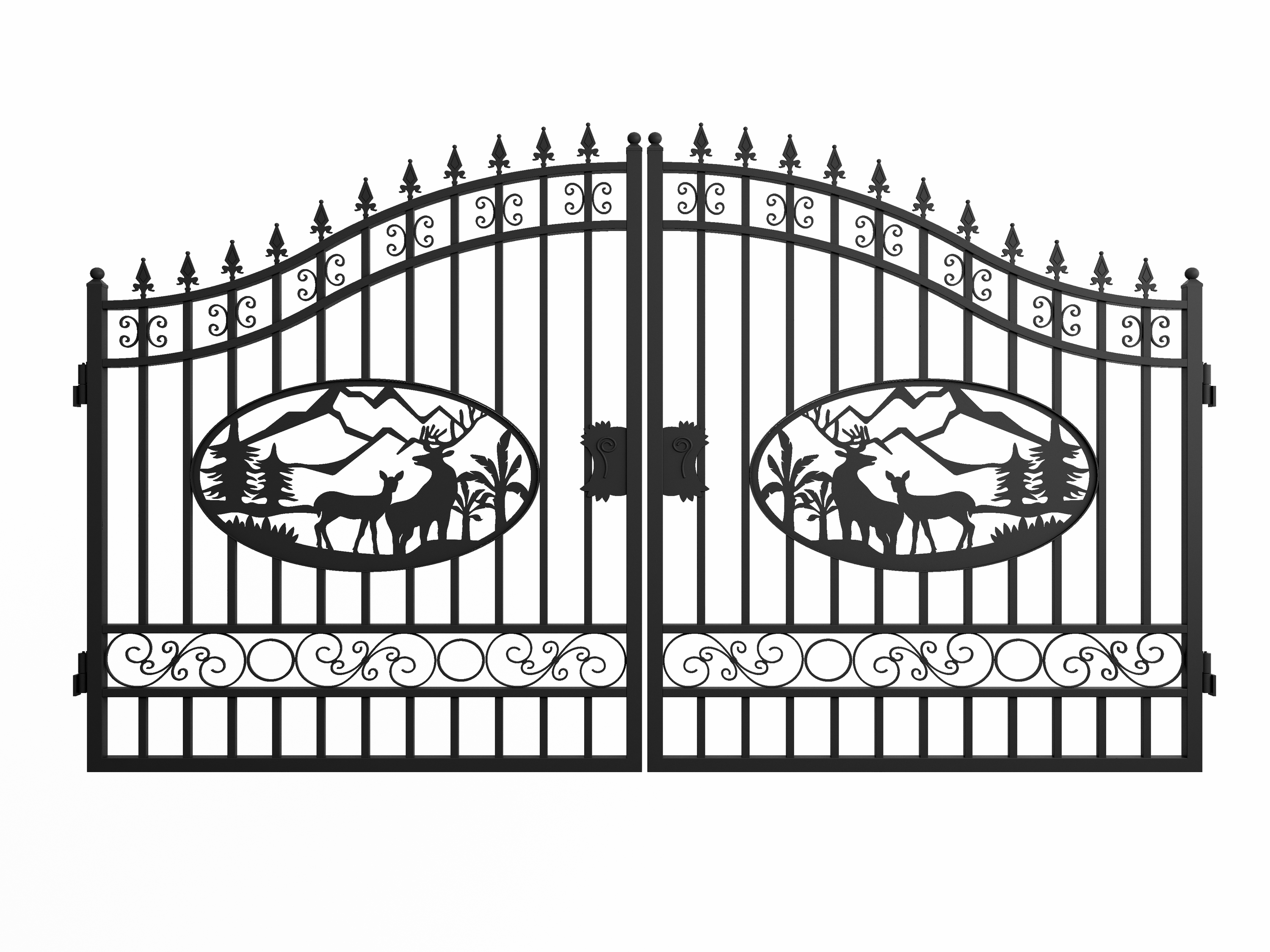 12ft iron gate-1