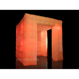 8'x8' 컬러풀 LED 인플레이터블 포토 부스 홍보용 포토 부스 제조업체 제공 - Product Image 2