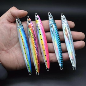 Señuelo de Metal Impreso <span class=keywords><strong>en</strong></span> 3D, 40g-200g, Hundimiento Rápido, Pesca Lenta, Cebo para Agua Salada, para Macarela, Atún, Pesca desde Barco y Orilla - Product Image 4