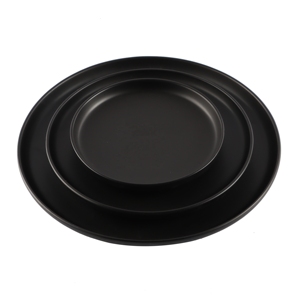 Vaisselle Assiette en grès blanc noir vert de grande valeur pour mariage et fête Assiette occidentale Vaisselle Chic Français Antique - Product Image 2