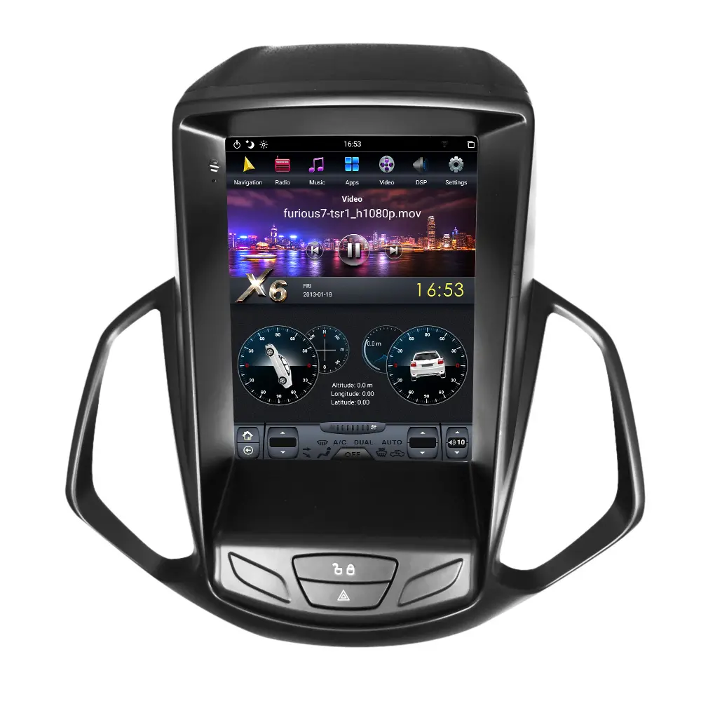 MEKEDE Android 9 vertical 4 + 64G de Vídeo Do Carro da tela Para Ford EcoSport 2013-2017 DVD Player DO CARRO carplay android auto CAR Audio BT