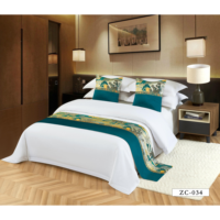 Hotel Star Luxus Europäisches Jacquard-Bettläufer-Set mit passender Bettwäsche, Bettbezug, Bettlaken, Sofakissenbezug – Direkt vom Hersteller