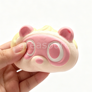 Mini-gâteau Kawaii en forme de dessin animé, petit pain à la crème à rebond lent, modèle mignon pour la décoration de pâtisserie, de table, de vitrine de boulangerie, de café, chat et ours doux et moelleux, amusant - Product Image 3