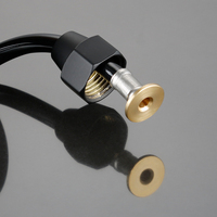 Ensemble de bidet de haute qualité en laiton noir, robinet d'eau, tuyau de salle de bain, pulvérisateur de bidet à main, douche de toilette