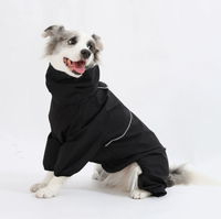 Imperméable en cuir pour chien, combinaison intégrale quatre pattes pour grands chiens, hiver, réfléchissant, coupe-vent, Border Collie, OEM ODM