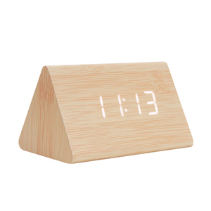 Saat — horloge numérique <span class=keywords><strong>de</strong></span> bureau avec commande acoustique, rétro-éclairage, horloge <span class=keywords><strong>de</strong></span> Table, chargeur USB en bois, alarme pour enfants, LCD, <span class=keywords><strong>de</strong></span> chevet - Product Image 1