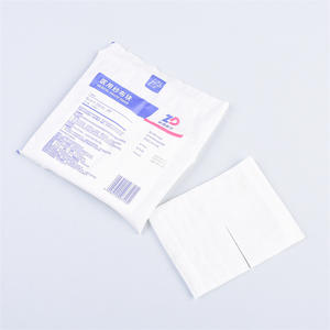 Pansement médical en gaze Zhende 8cmx10cm 8 pièces stérile pour trachéotomie et soins des plaies - Product Image 1