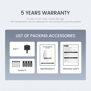 Wall Mounted Wet <strong>Wipes</strong> <strong>Dispenser</strong> Box <strong>Toilet</strong> Paper Holder ABS Plastic Hotel Used Center Roll Wet <strong>Toilet</strong> Paper <strong>Dispenser</strong> - Product Image 5