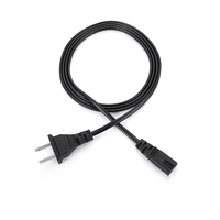 Cable de Alimentación Estándar Estadounidense de Guangzhou, Cable de Extensión de Corriente con Enchufe de 2 Pines C7 para Computadora