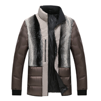 Veste d'hiver personnalisable avec logo, doublure intérieure en graphène, épaisse et chaude, avec 90% de duvet de canard blanc et capuche
