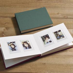 อัลบั้มรูปภาพปกแข็งผ้าลินินสั่งทำขายส่ง พร้อมพื้นที่เขียน 52 ช่อง ใช้ได้กับฟูจิฟิล์ม อินสแต็กซ์ - Product Image 1