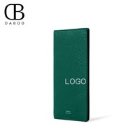 Produsen grosir dompet tempat kartu kulit asli lipat mewah sesuai pesanan desain asli togo dompet kantong wanita kulit sapi