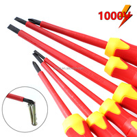 Outils de quincaillerie de haute qualité avec lame en chrome vanadium, tournevis universel multi-usages, jeu de tournevis isolés manuels 5 pièces