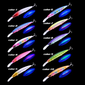 <span class=keywords><strong>FJORD</strong></span> Vente flash Appâts coulants de type minnow de 28 g, 125 mm, leurres artificiels lumineux pour la pêche à la dorade, à la truite et au snapper - Product Image 6