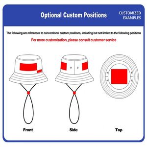 Sombrero de Pescador Ajustable para Hombre, de Secado Rápido, de Poliéster, Estilo Vaquero, Impermeable, Personalizado - Product Image 5
