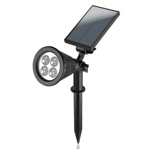 Projecteur solaire LED pour jardin, extérieur, étanche IP65, montage mural, réglable avec panneau solaire, lumière du jour 5000K - Product Image 2
