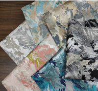 Tissu jacquard graffiti pour rideau mode style palais tissu jacquard motif 3D tissu jacquard