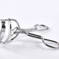 Recourbe-cils professionnel compact et portable, argenté, pour un coiffage rapide des cils, outils de maquillage cosmétiques, accessoires en silicone pour femmes
