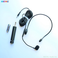 AA Batterie Alimenté Casque Casque Microphone Studio Condensateur Mic Mixer Sound Console PA Haut-Parleur Amplificateur 6.35mm 3.5mm PC